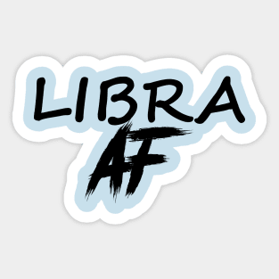 LIBRA AF BLACK Sticker